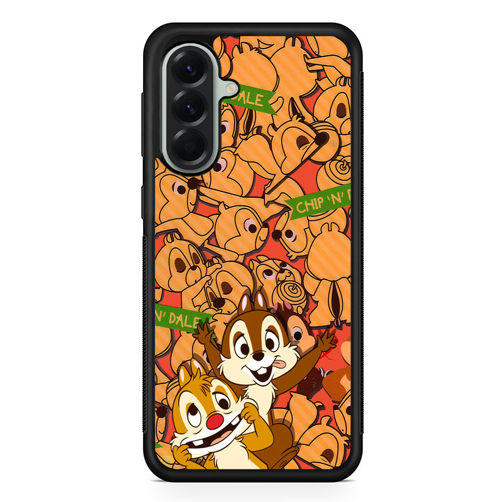 Chip N Dale Face of The Day Samsung Galaxy A56 Case | Samsung Galaxy A56 Protective Rubber Case