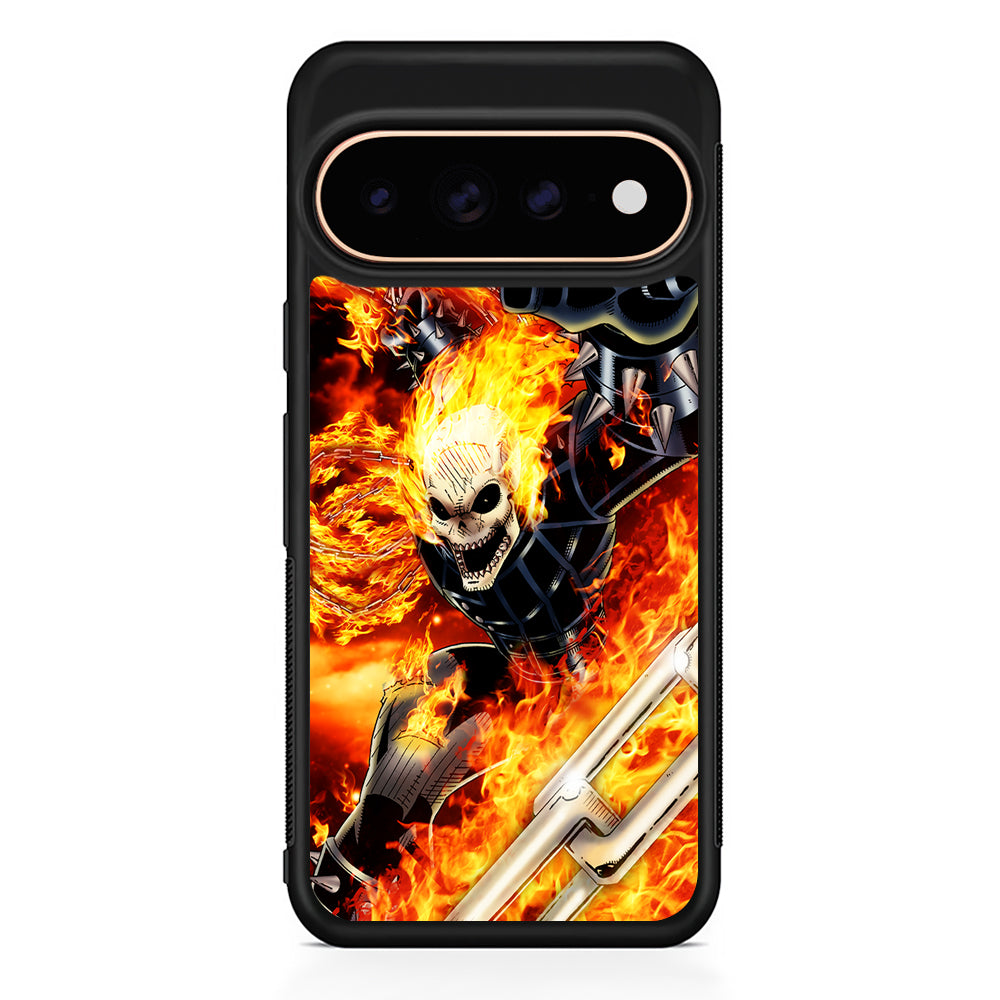 Ghost Rider on Fire Google Pixel 11 Pro Case - Stylish Protective Phone Case