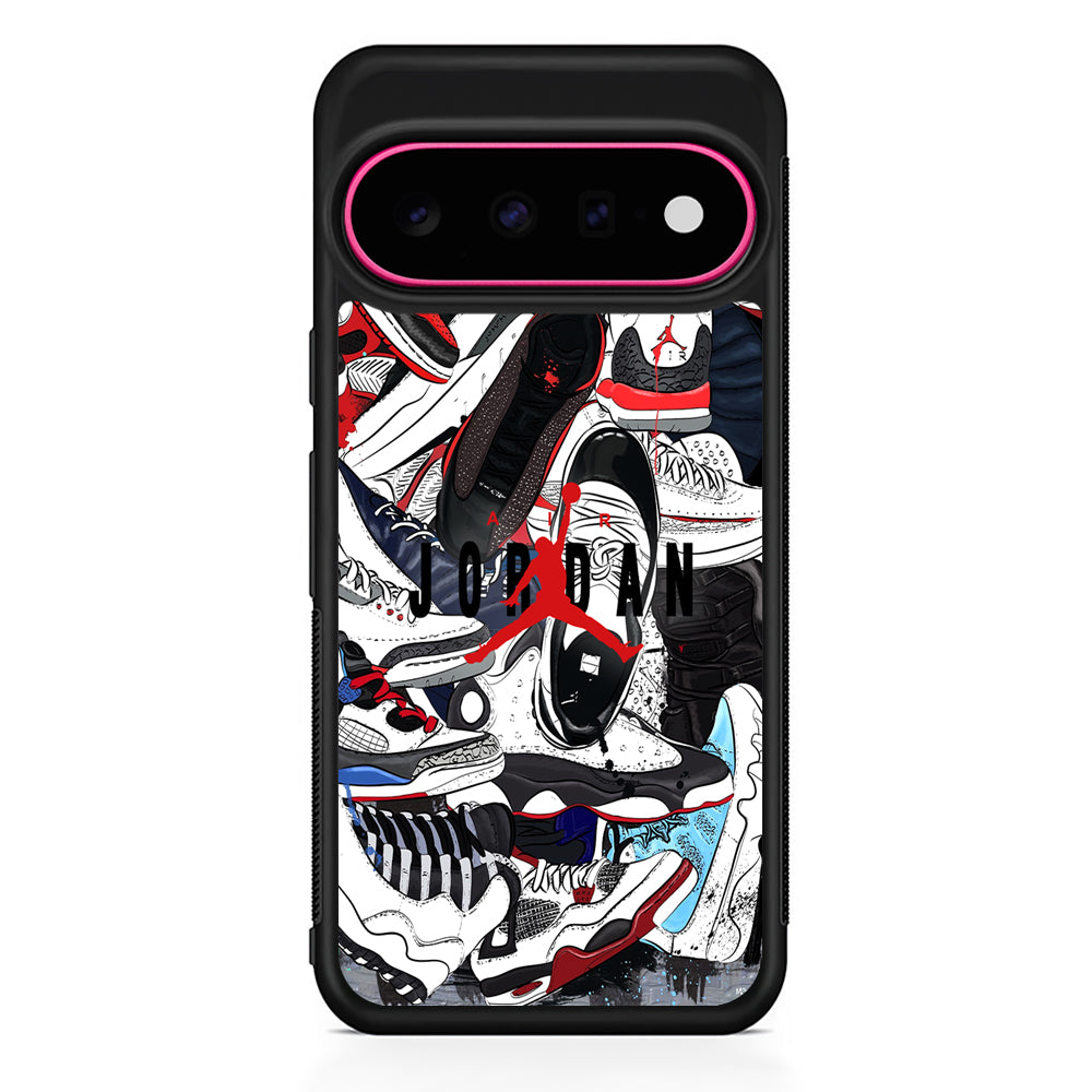 Air Jordan Scattered Collection Google Pixel 11 Case - Stylish Protective Phone Case