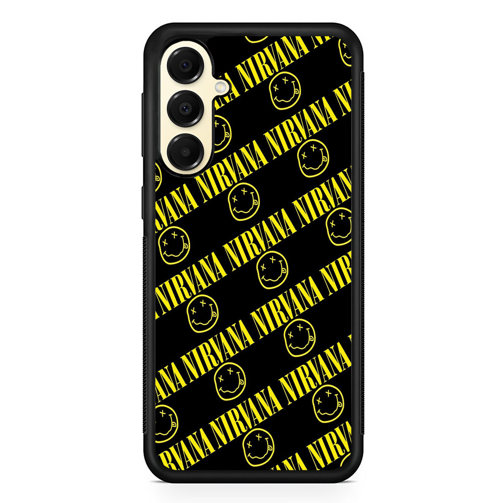 Nirvana Smiley Face Samsung Galaxy A16 Case | Slim Rubber Samsung Galaxy A16 Case