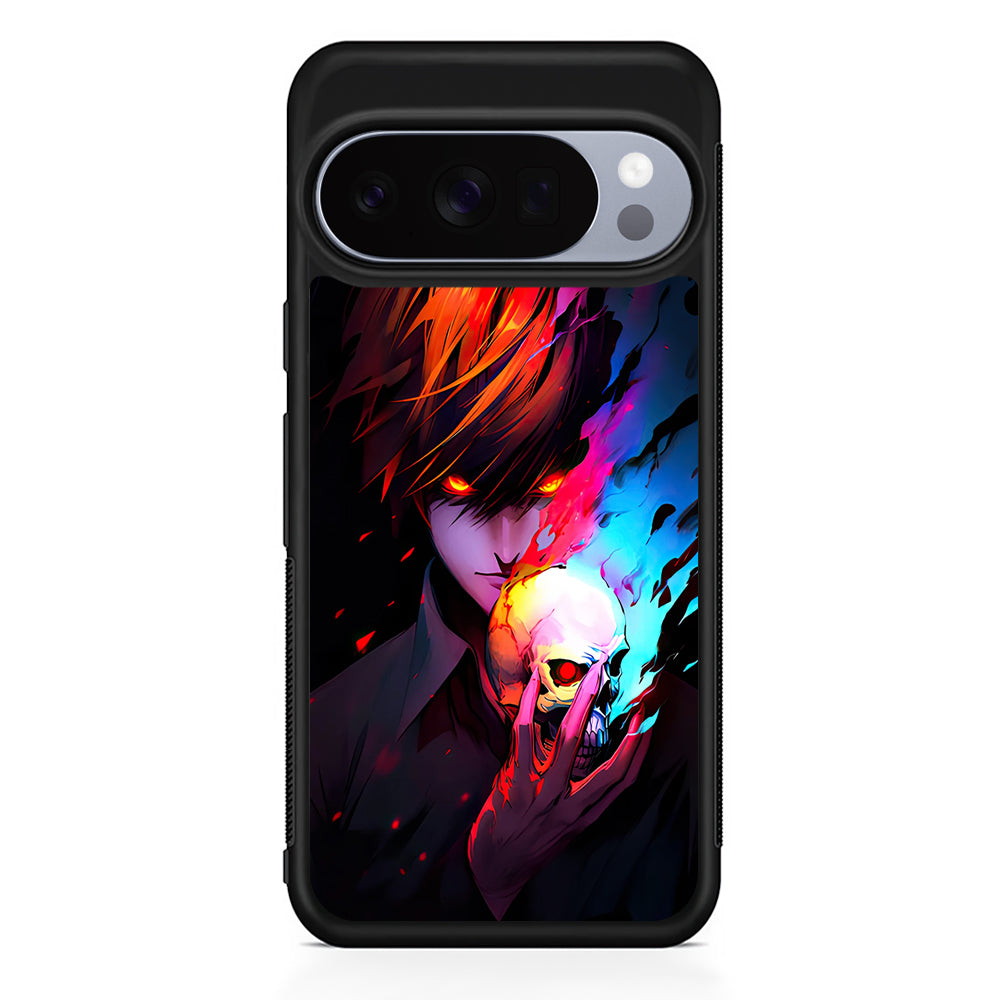Light Yagami From Death Note Google Pixel 10 Pro Case | Google Pixel 10 Rubber Protective Case