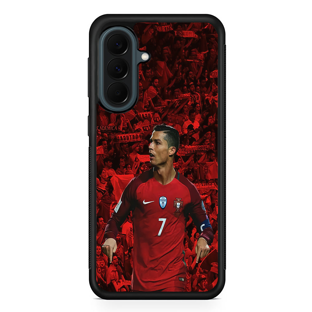 Cristiano Ronaldo Portugal Samsung Galaxy A37 Case | Samsung Galaxy A37 Rubber Phone Case