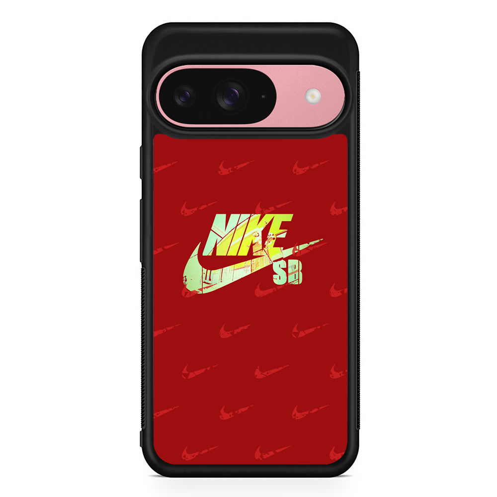 Nike SB Silhouette of Player Google Pixel 9 Case | Durable Google Pixel 9 Cover