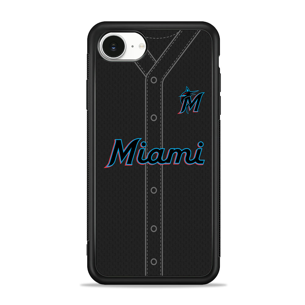 MLB Miami Marlins Jersey iPhone 16e Case | Protective Phone Cover