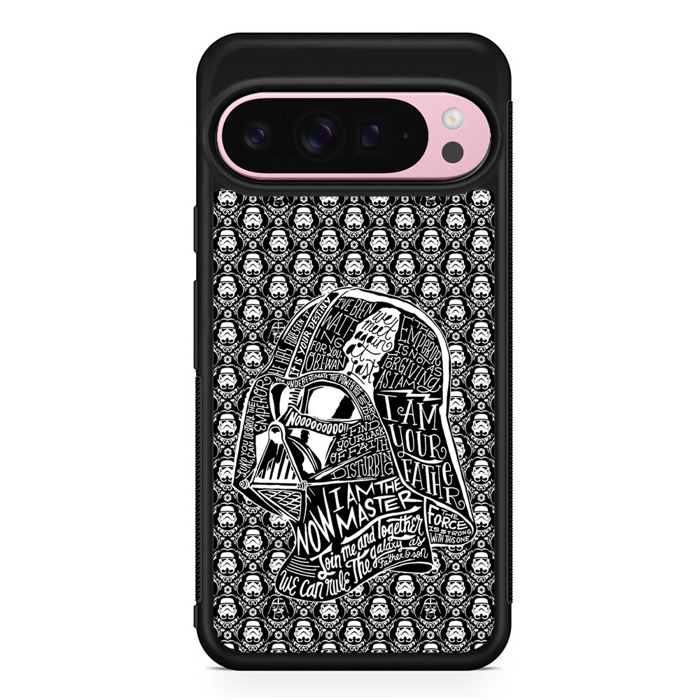 Star Wars Dart Vader Pattern Google Pixel 9 Pro XL Case | Protective Cover