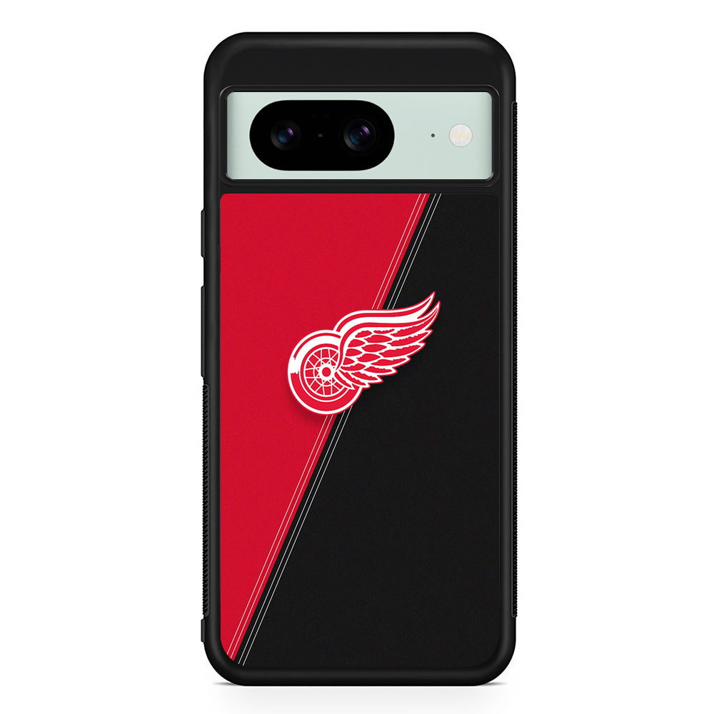 NHL Detroit Red Wings Logo Google Pixel 8 Case | Durable Protective Cover for Google Pixel 8
