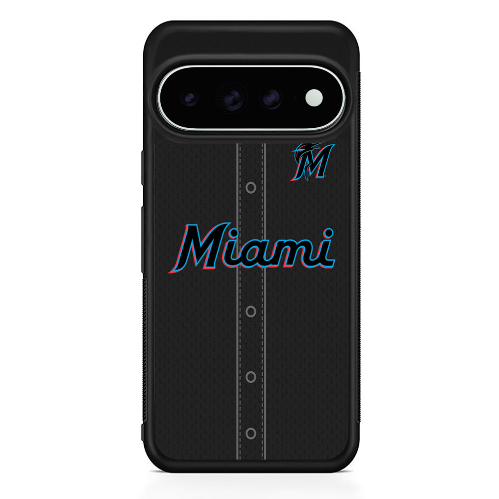 MLB Miami Marlins Jersey Google Pixel 11 Pro XL Case - Custom Design Protective Case