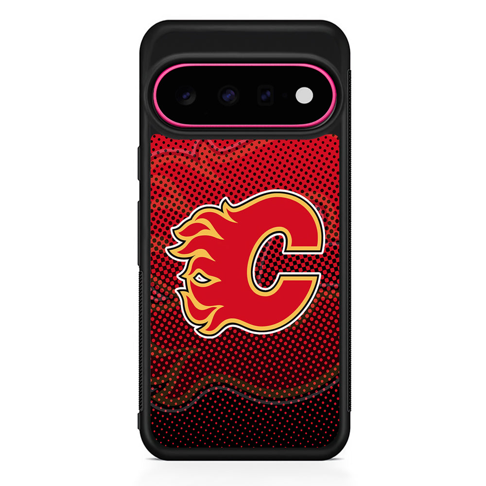 NHL Calgary Flames Dot Google Pixel 11 Case | Slim Shockproof Cover