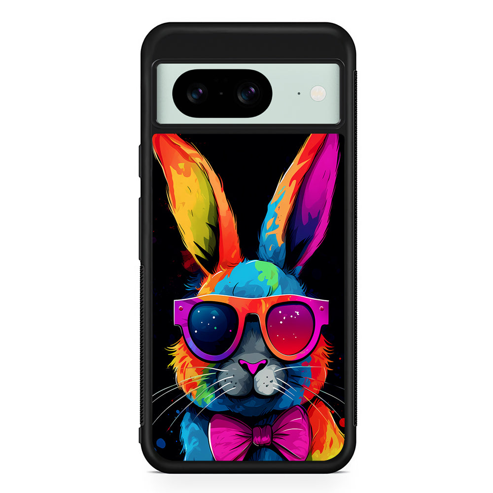 Cool Bunny With Sunglasses Google Pixel 8 Case | Durable Protective Cover for Google Pixel 8