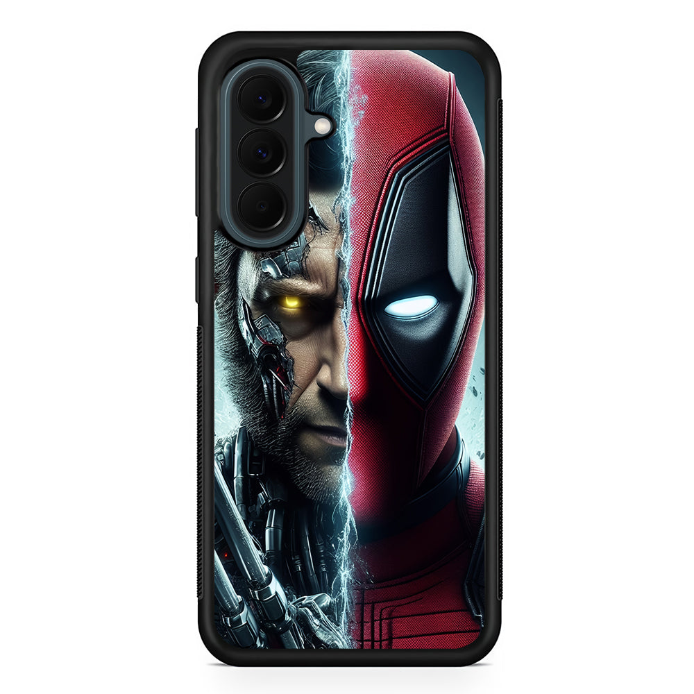 Deadpool and Wolverine Cooperation Samsung Galaxy A37 Case | Samsung Galaxy A37 Rubber Phone Case