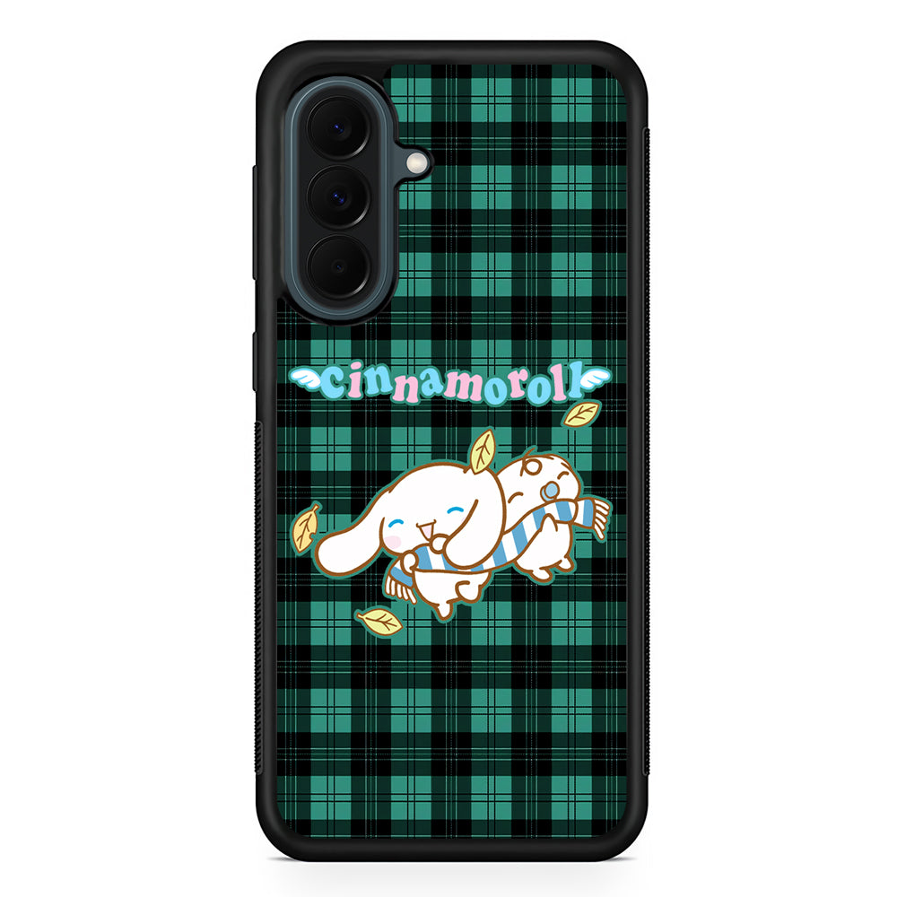 Cinnamoroll Winter Scarf Samsung Galaxy A37 Case | Samsung Galaxy A37 Rubber Phone Case