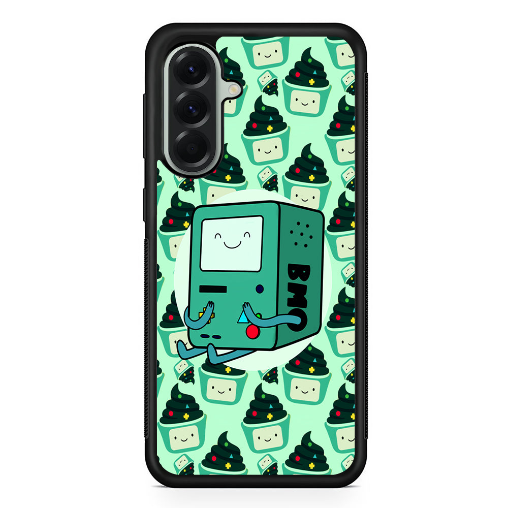 Adventure Time BMO Cartoon Samsung Galaxy A56 Case | Samsung Galaxy A56 Protective Rubber Case