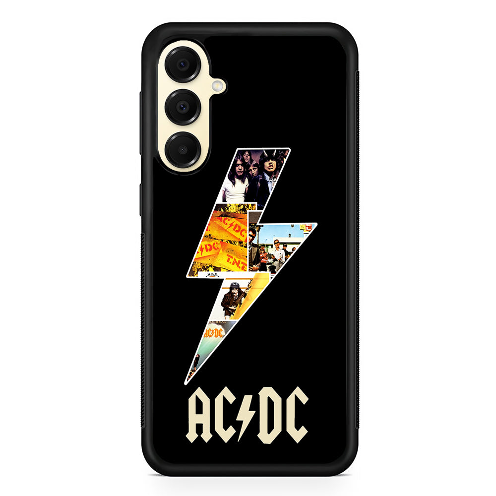 ACDC Rock Band Samsung Galaxy A16 Case | Slim Rubber Samsung Galaxy A16 Case