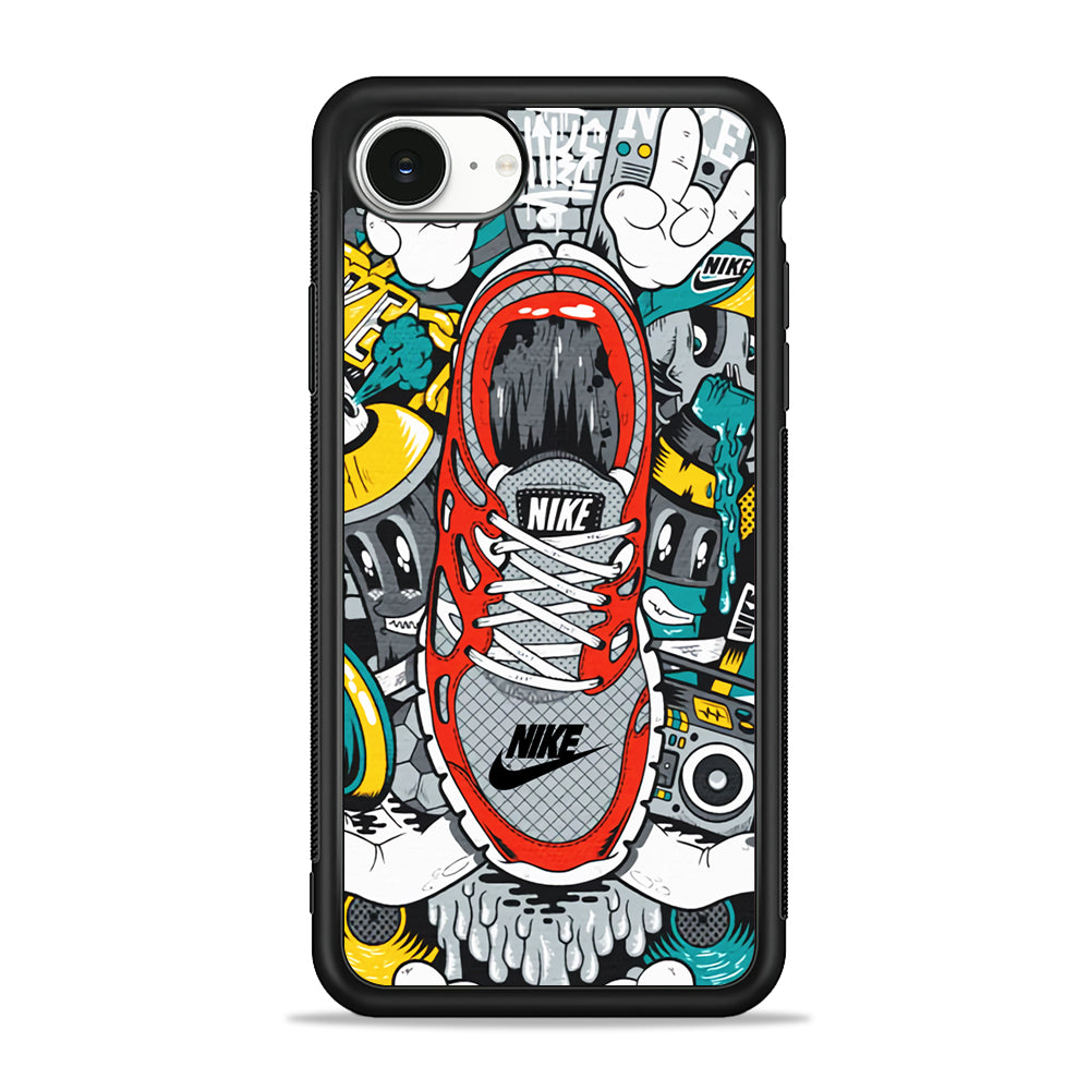 Nike Bold Scream iPhone 16e Case - Slim Silicone Case