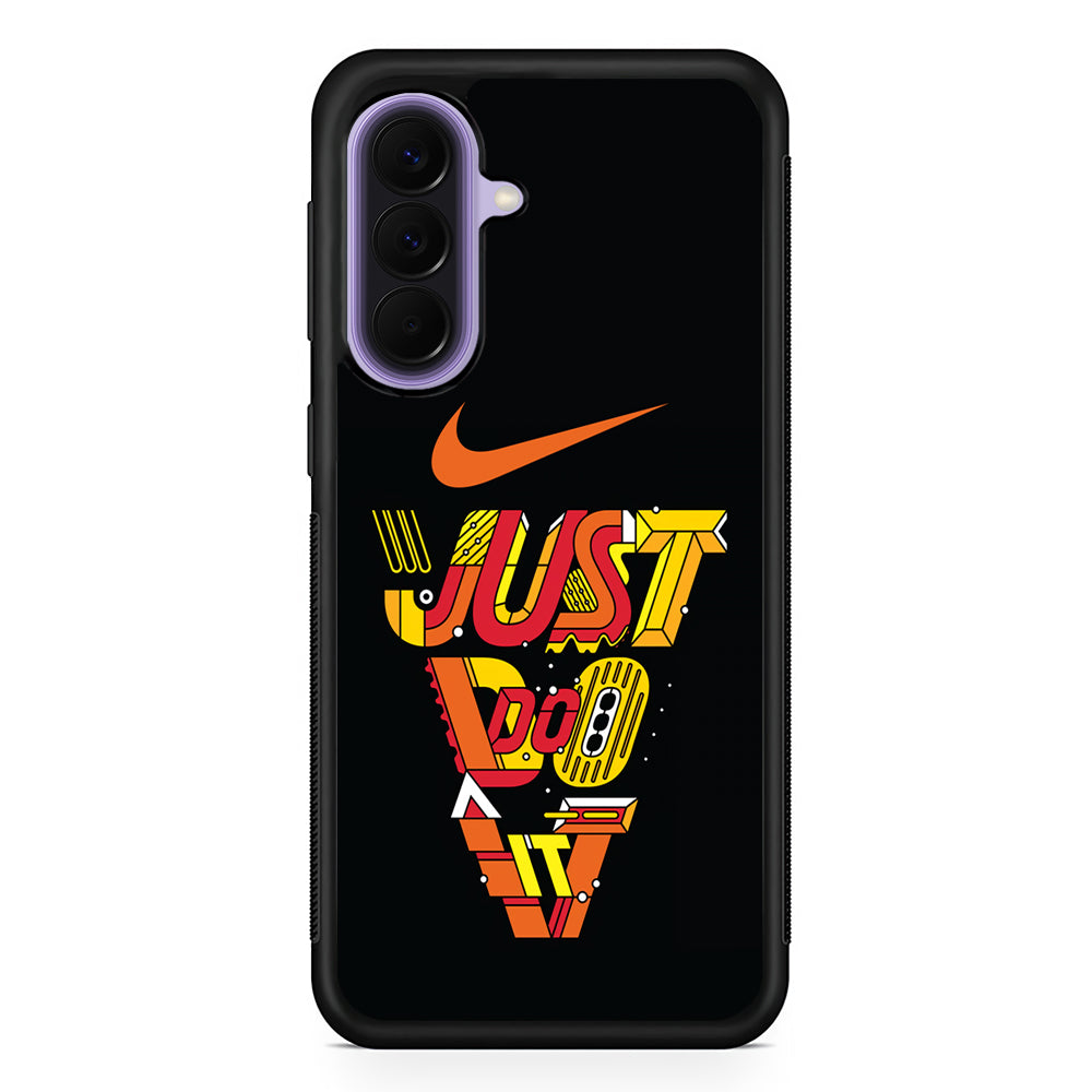 Nike Just Do It Sport Pattern Samsung Galaxy A57 Case | Samsung Galaxy A57 Protective Cover