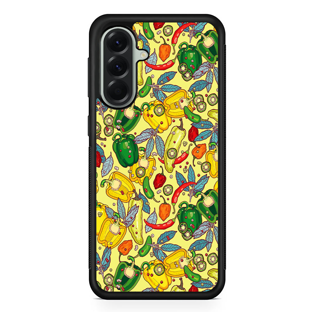 Healthy Vegetarian Food Samsung Galaxy A56 Case | Samsung Galaxy A56 Protective Rubber Case