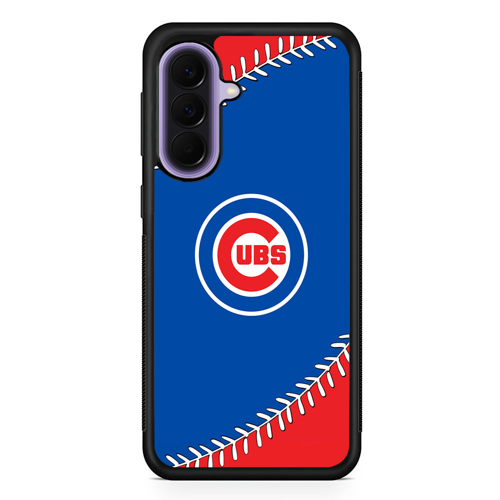 MLB Chicago Cubs Ball Samsung Galaxy A57 Case | Slim Samsung Galaxy A57 Rubber Case