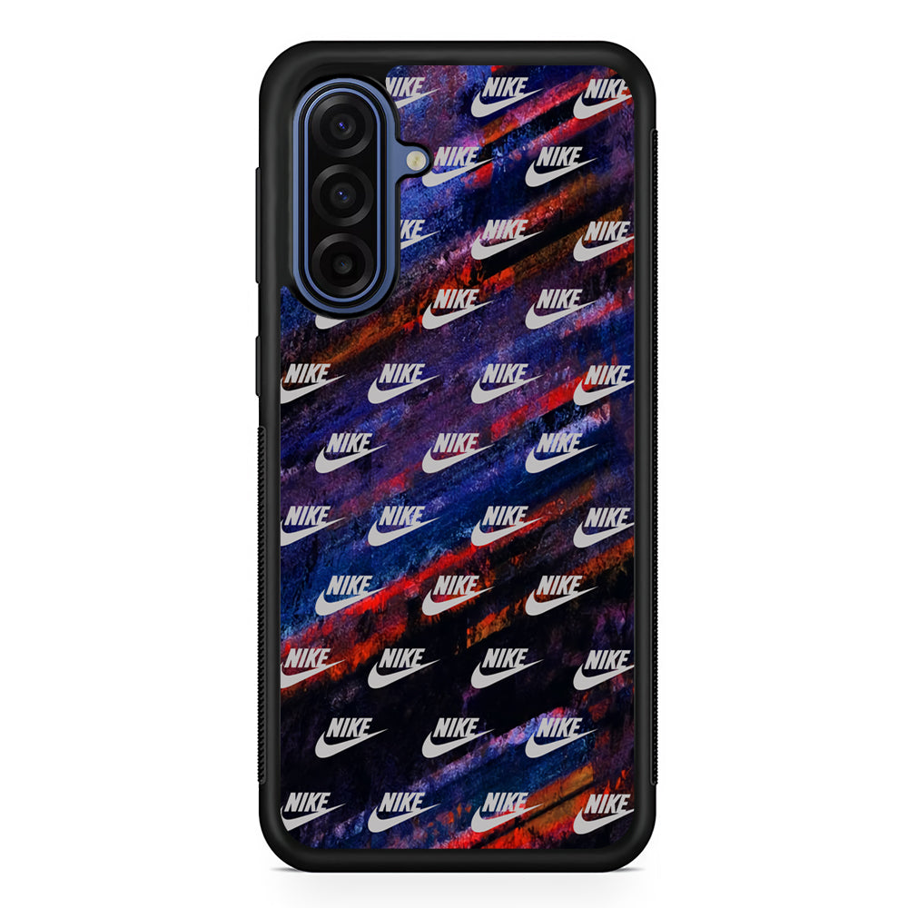 Nike Doodle Stripe Abstract Samsung Galaxy A17 Case | Samsung Galaxy A17 Protective Rubber Case