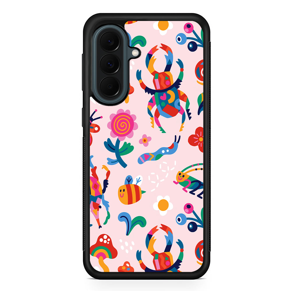 Bug Cartoon Aesthetic Samsung Galaxy A37 Case | Samsung Galaxy A37 Rubber Phone Case
