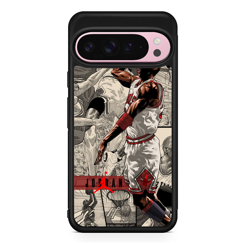 Air Jordan Unusual Jumping Man Google Pixel 9 Pro XL Case | Protective Cover