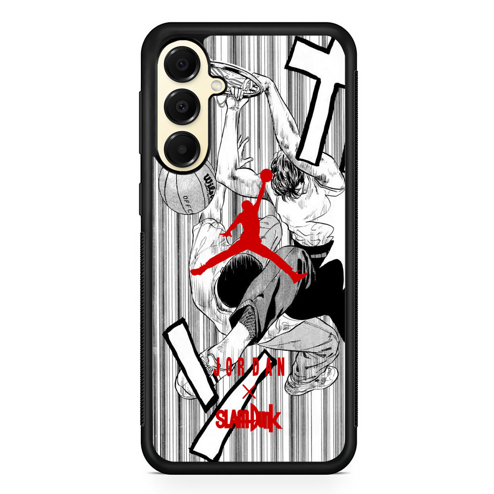 Air Jordan Slam Dunk Cover Samsung Galaxy A16 Case | Slim Rubber Case for Samsung Galaxy A16