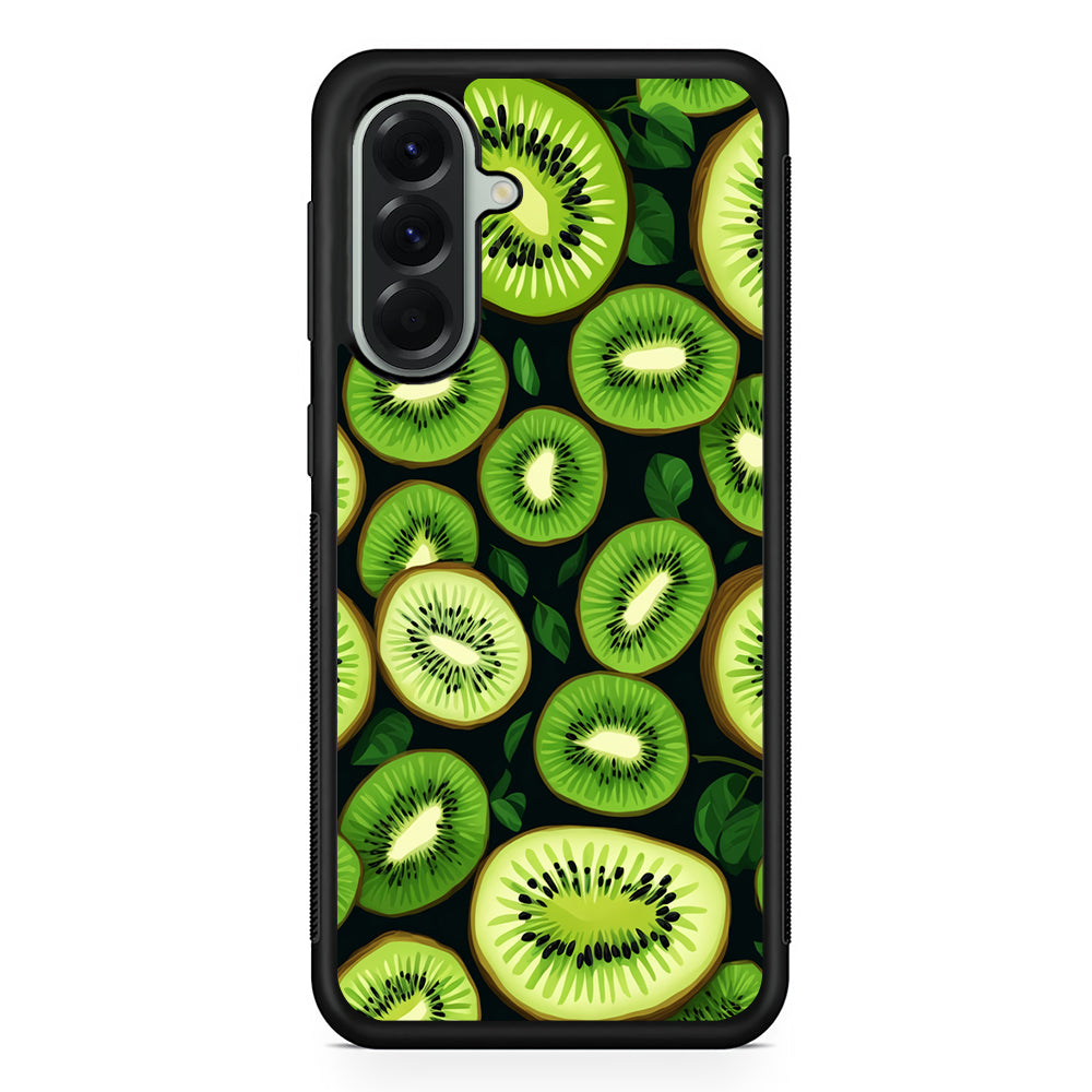 Fresh Organic Kiwi Fruit Samsung Galaxy A56 Case | Samsung Galaxy A56 Protective Rubber Case