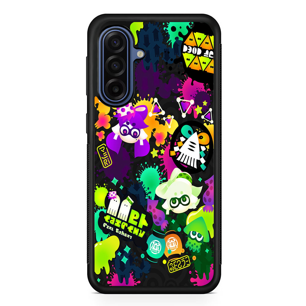 Splatoon Squid Graffiti Samsung Galaxy A17 Case | Slim Protective Phone Cover