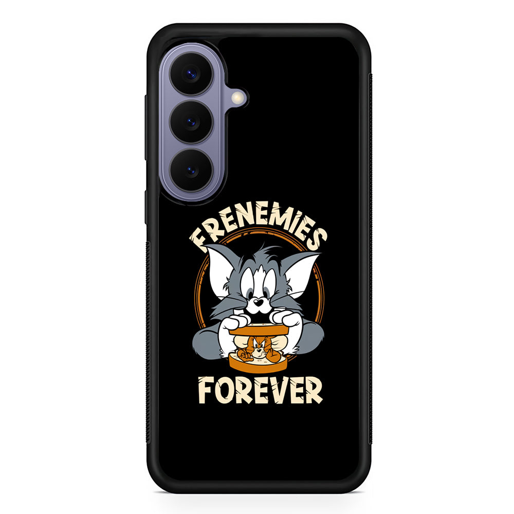 Tom and Jerry Frenemies Forever Samsung Galaxy S26 Case | Durable Rubber Case for Samsung Galaxy S26