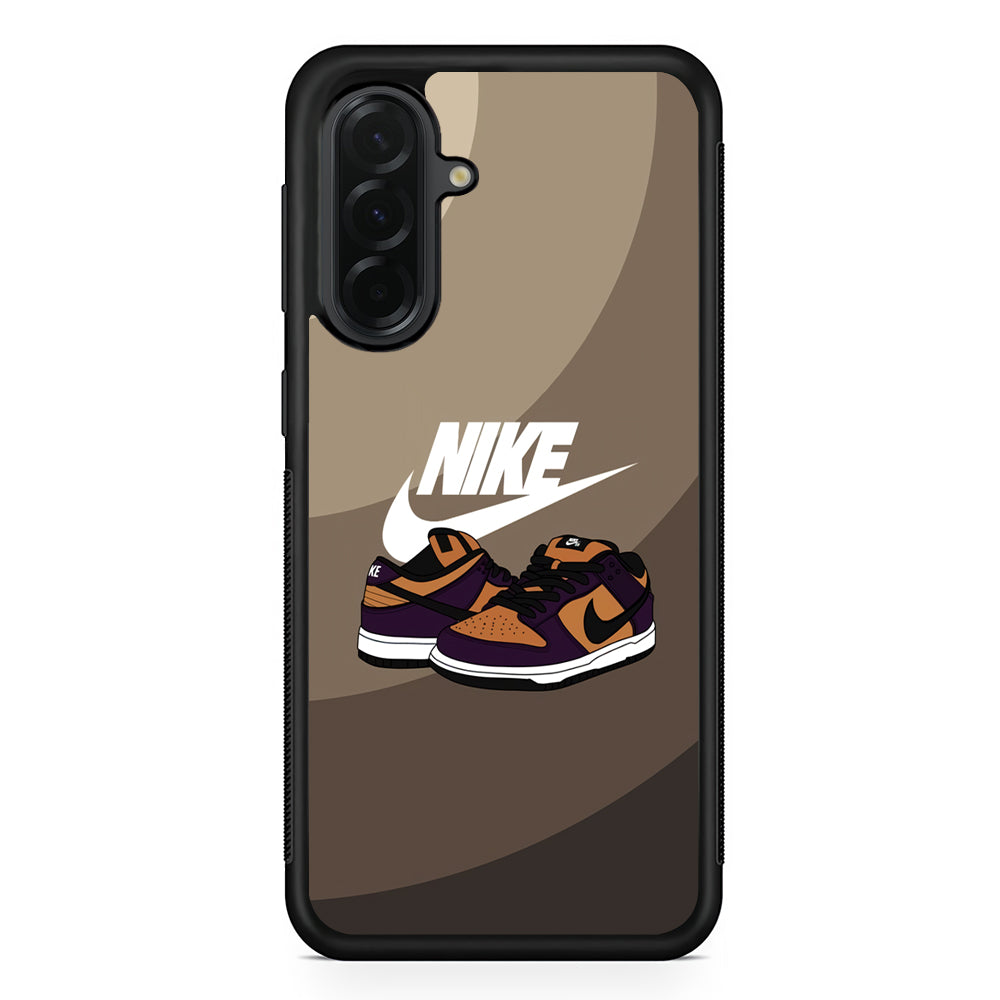 Nike Purple in Brown Layer Samsung Galaxy A36 Case | Durable Samsung Galaxy A36 Cover