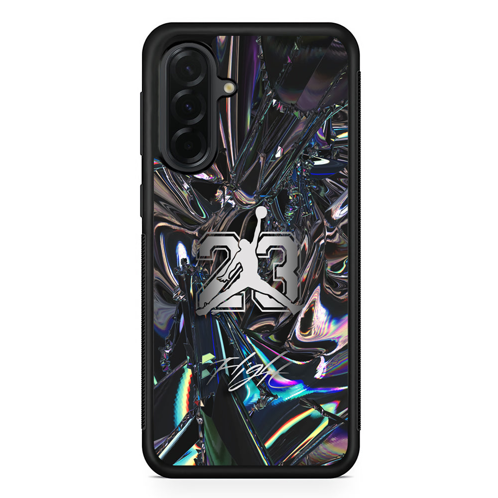 Air Jordan Abstract Mirror Backdrop Samsung Galaxy A36 Case | Slim Samsung Galaxy A36 Protective Case