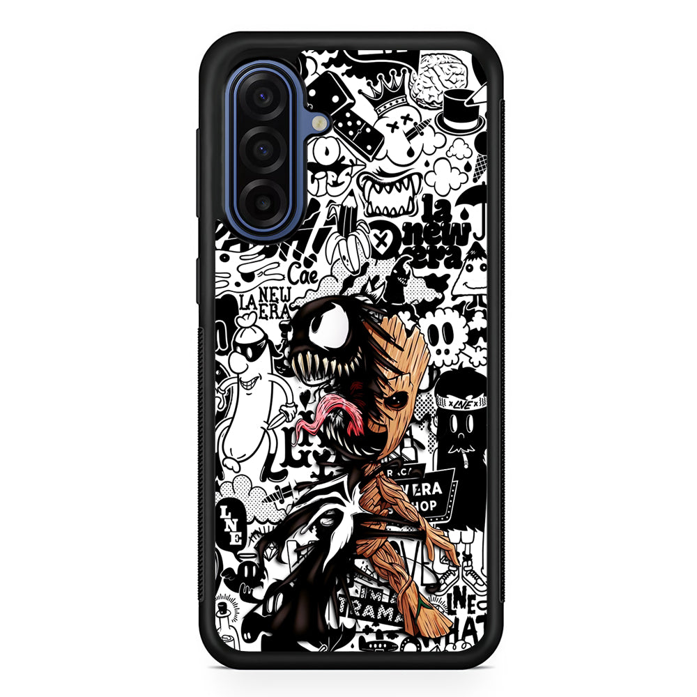Groot x Venom Fusion Mode Samsung Galaxy A17 Case | Slim Protective Phone Cover