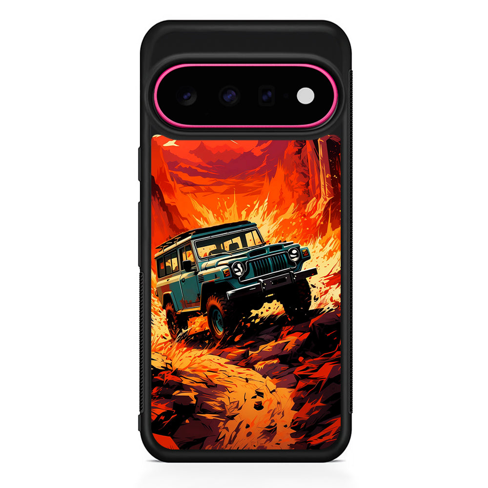 Jeep Offroad Adventure Car Google Pixel 11 Case | Slim Shockproof Cover