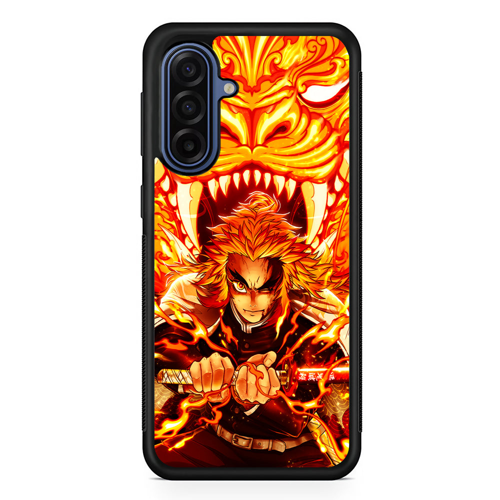 Rengoku Kyojuro Demon Slayer Samsung Galaxy A17 Case | Slim Protective Phone Cover