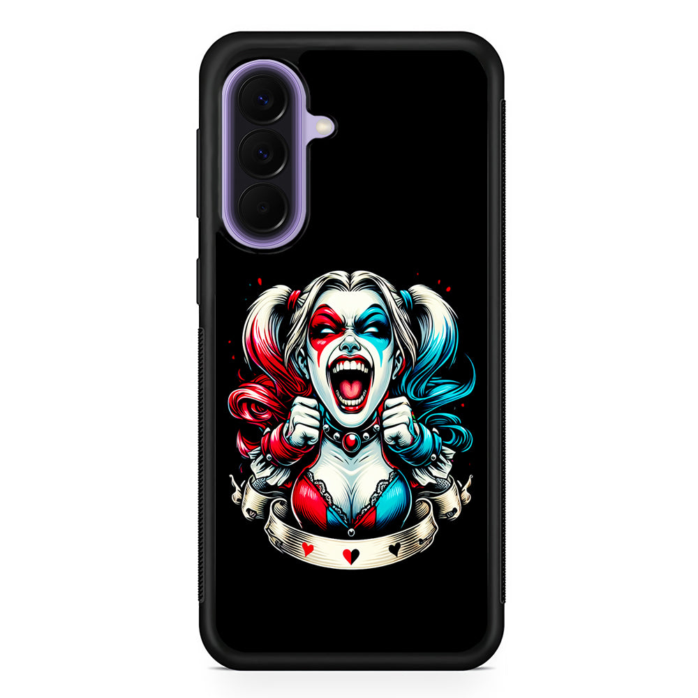 Harley Quinn Scream Samsung Galaxy A57 Case | Slim Samsung Galaxy A57 Rubber Case