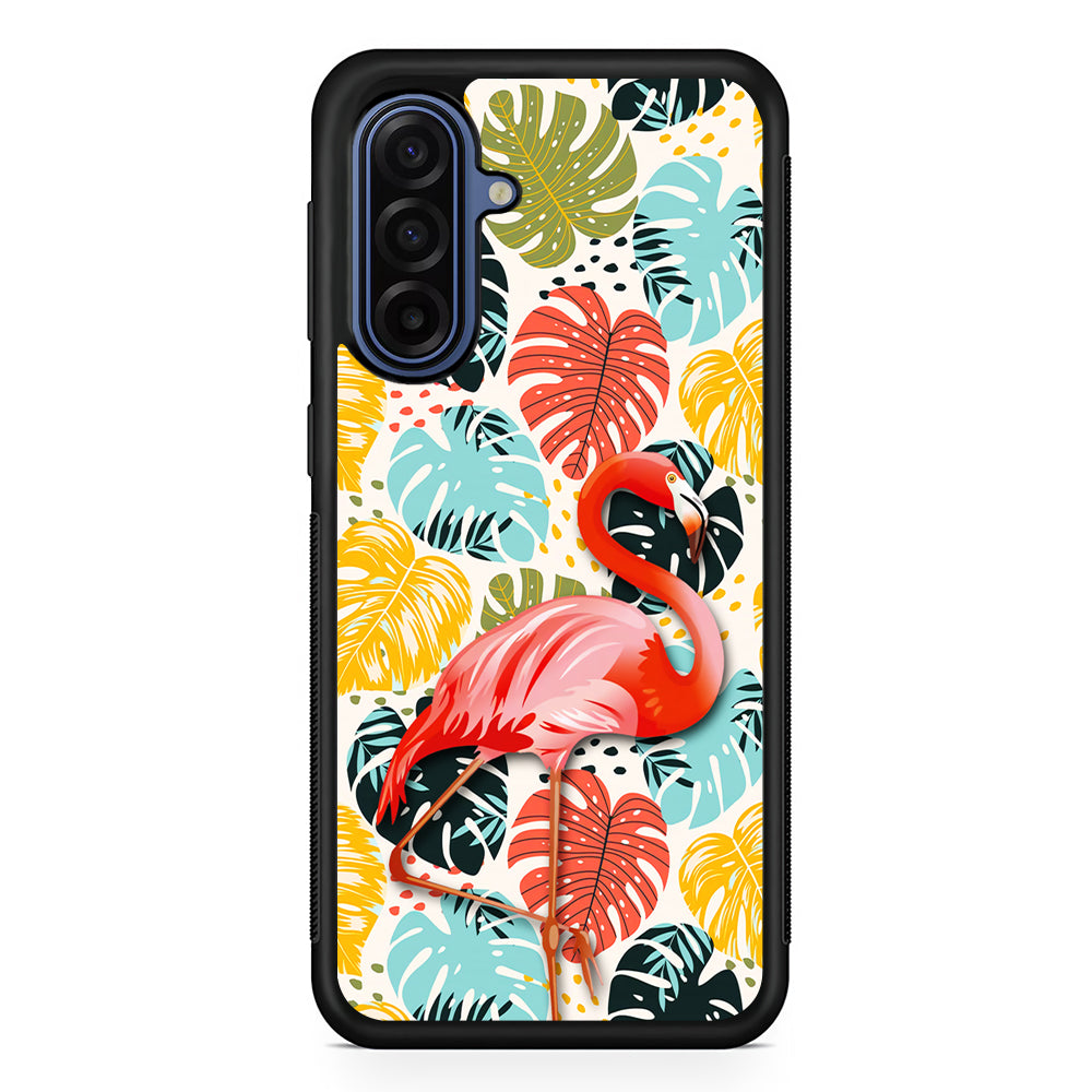Flamingo Stand in Beauty Samsung Galaxy A17 Case | Slim Protective Phone Cover