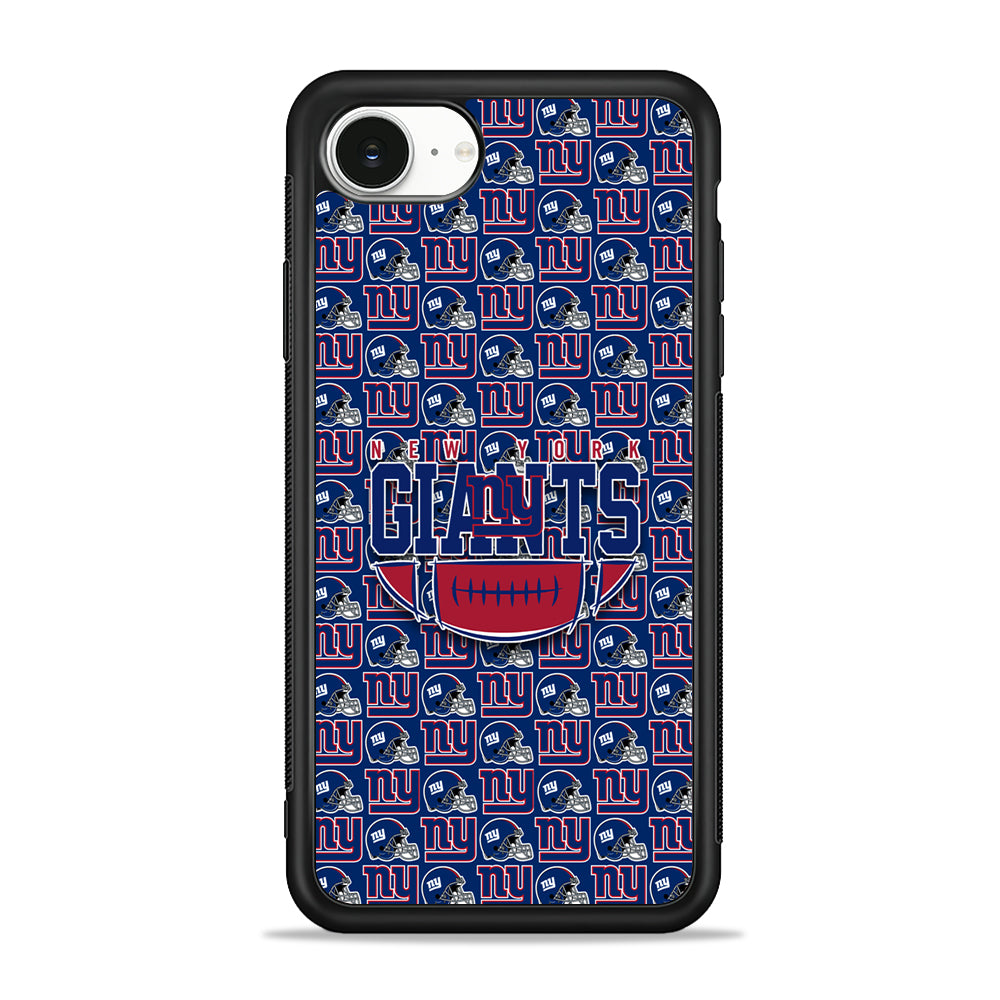 NFL New York Giants Wall Patern iPhone 16e Case | Protective Phone Cover