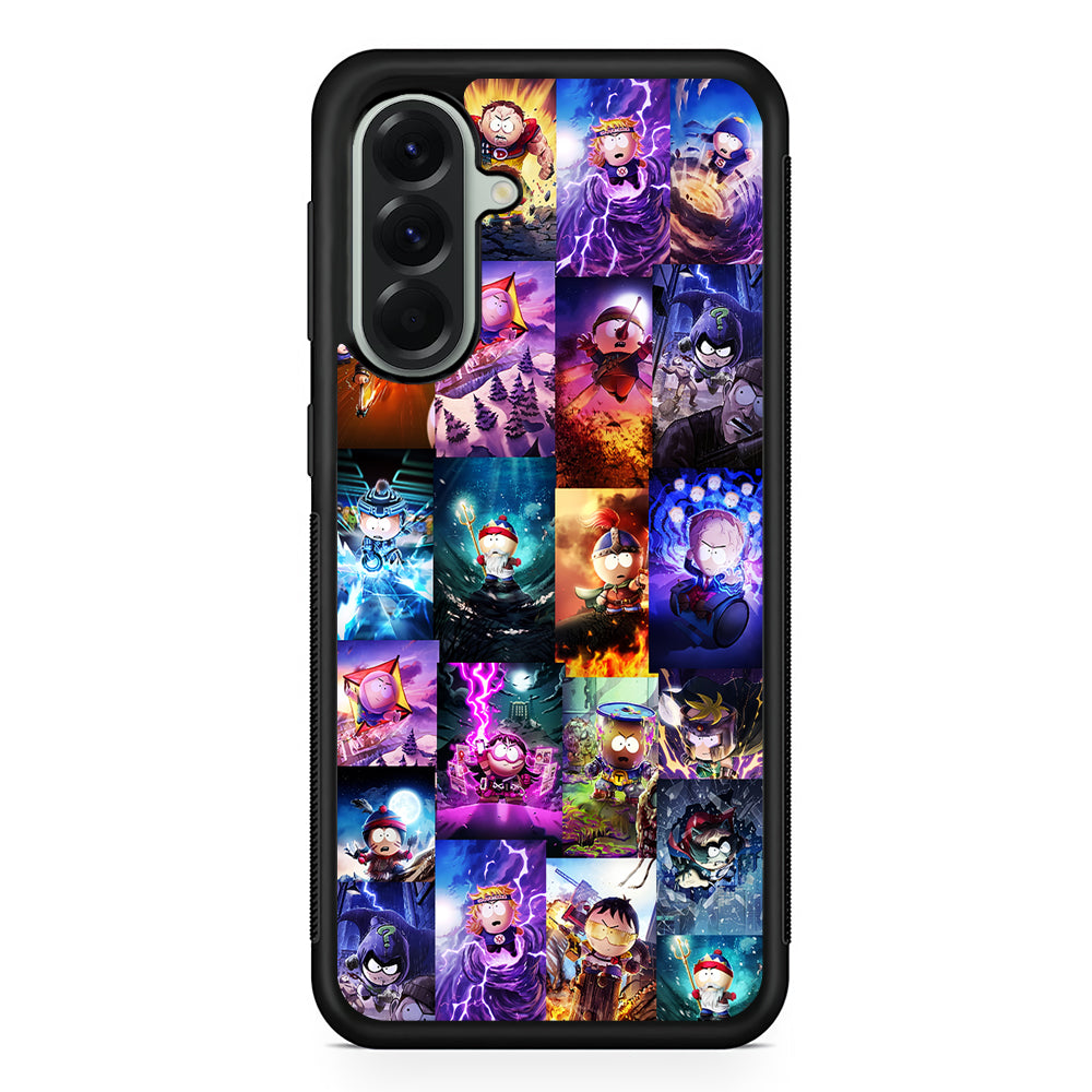 South Park Hero Mode Samsung Galaxy A56 Case | Samsung Galaxy A56 Protective Rubber Case