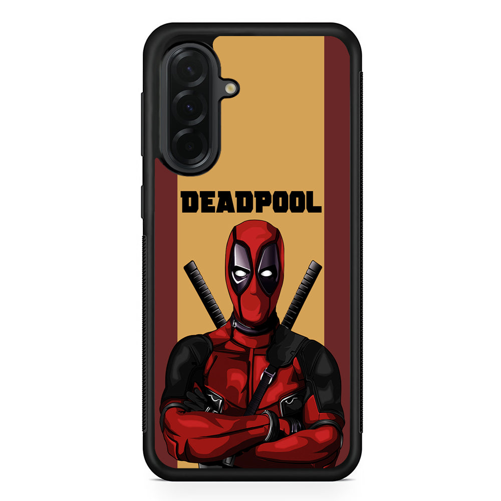 Deadpool Victory Celebration Samsung Galaxy A36 Case | Protective Rubber Cover