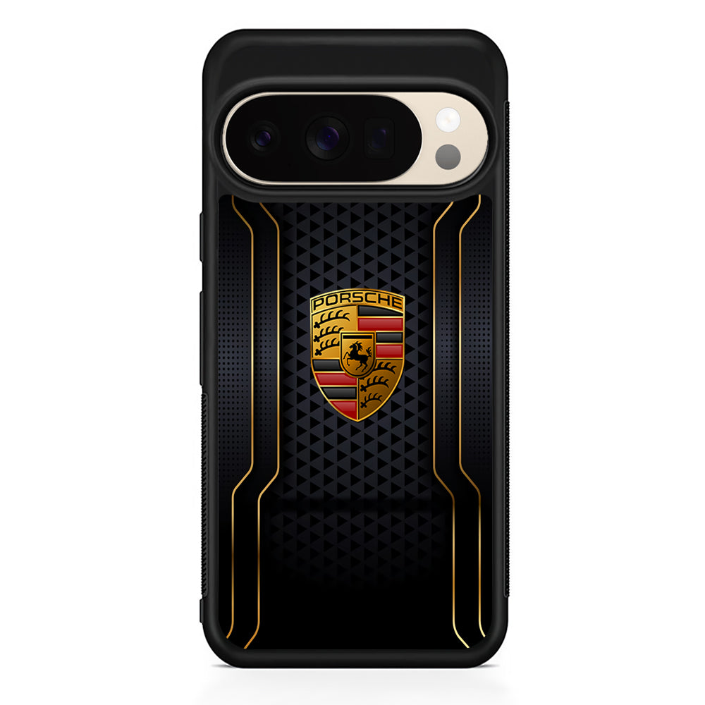 Porsche Emblem Wall Google Pixel 10 Pro XL Case | Durable Google Pixel 10 Pro XL Cover