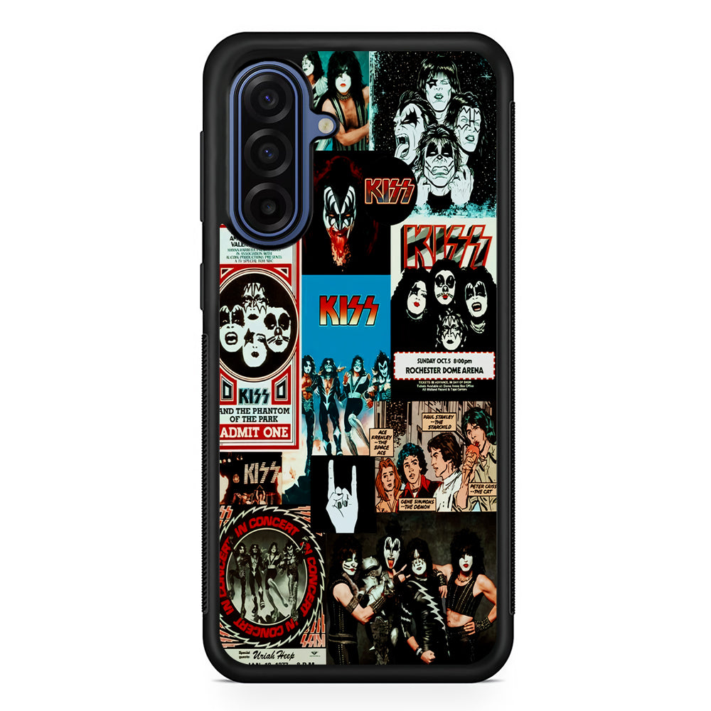Kiss Band Collage Poster Samsung Galaxy A17 Case | Slim Protective Phone Cover