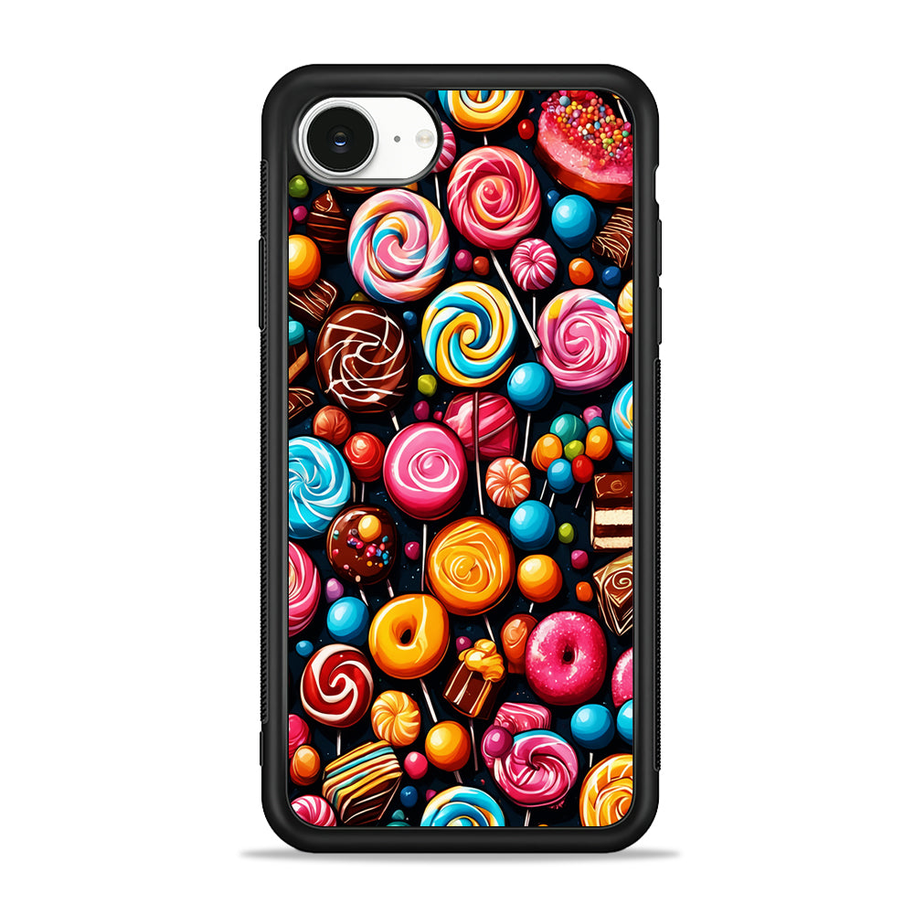 Colorful Assortment of Candies iPhone 16e Case | Protective Phone Cover