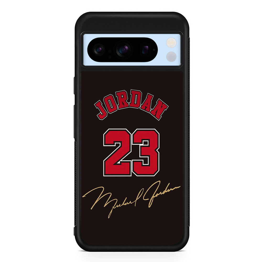 Air Jordan Signature Number Google Pixel 8 Pro Case | Slim Protective Cover