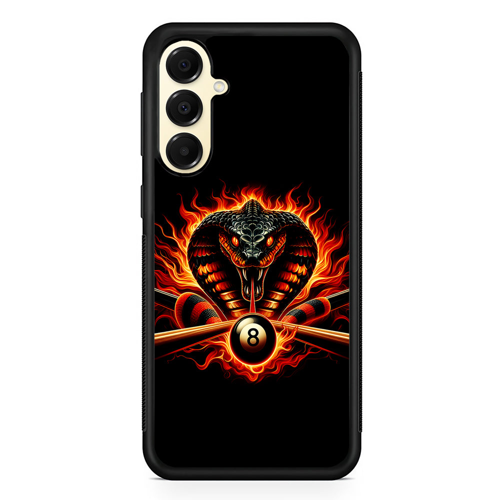Cobra Head Ball Number 8 Samsung Galaxy A16 Case | Slim Rubber Samsung Galaxy A16 Case
