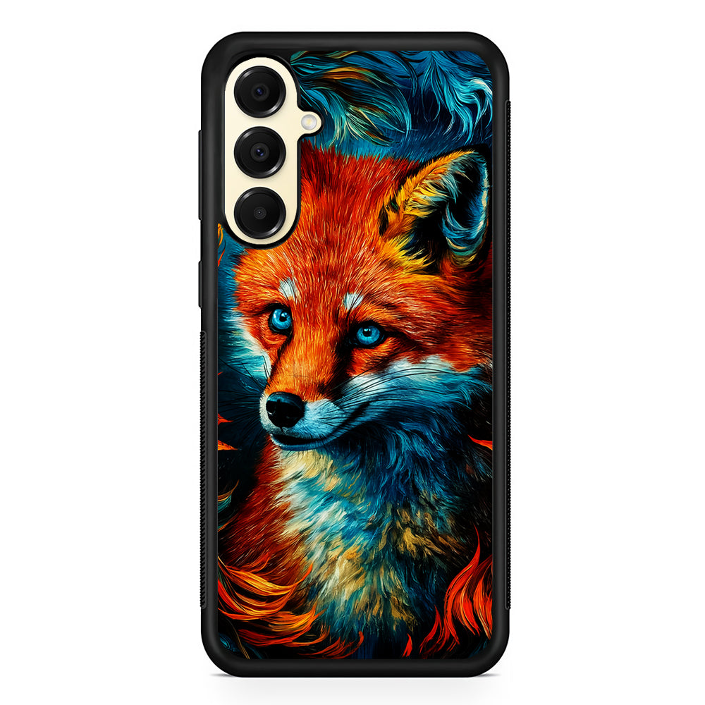 Painting Of A Fox Samsung Galaxy A16 Case | Slim Rubber Samsung Galaxy A16 Case
