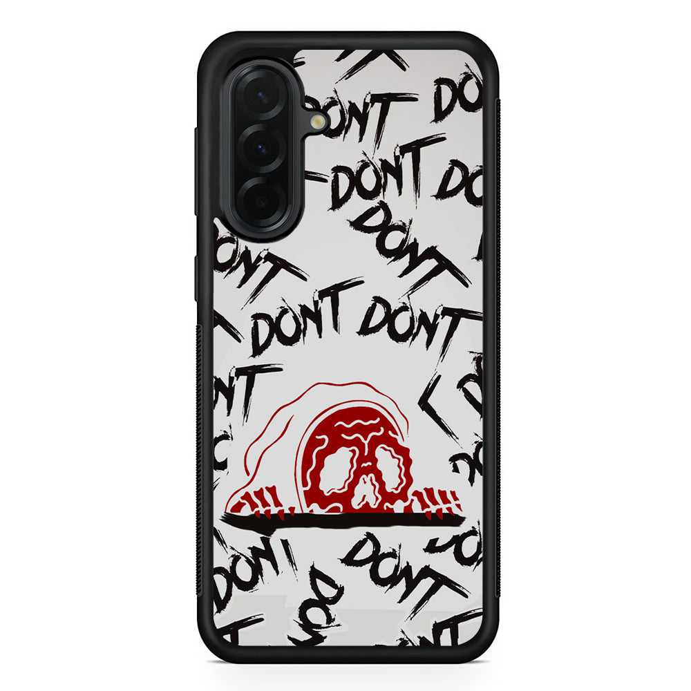 Please Don't Be Scare Samsung Galaxy A36 Case | Protective Rubber Cover