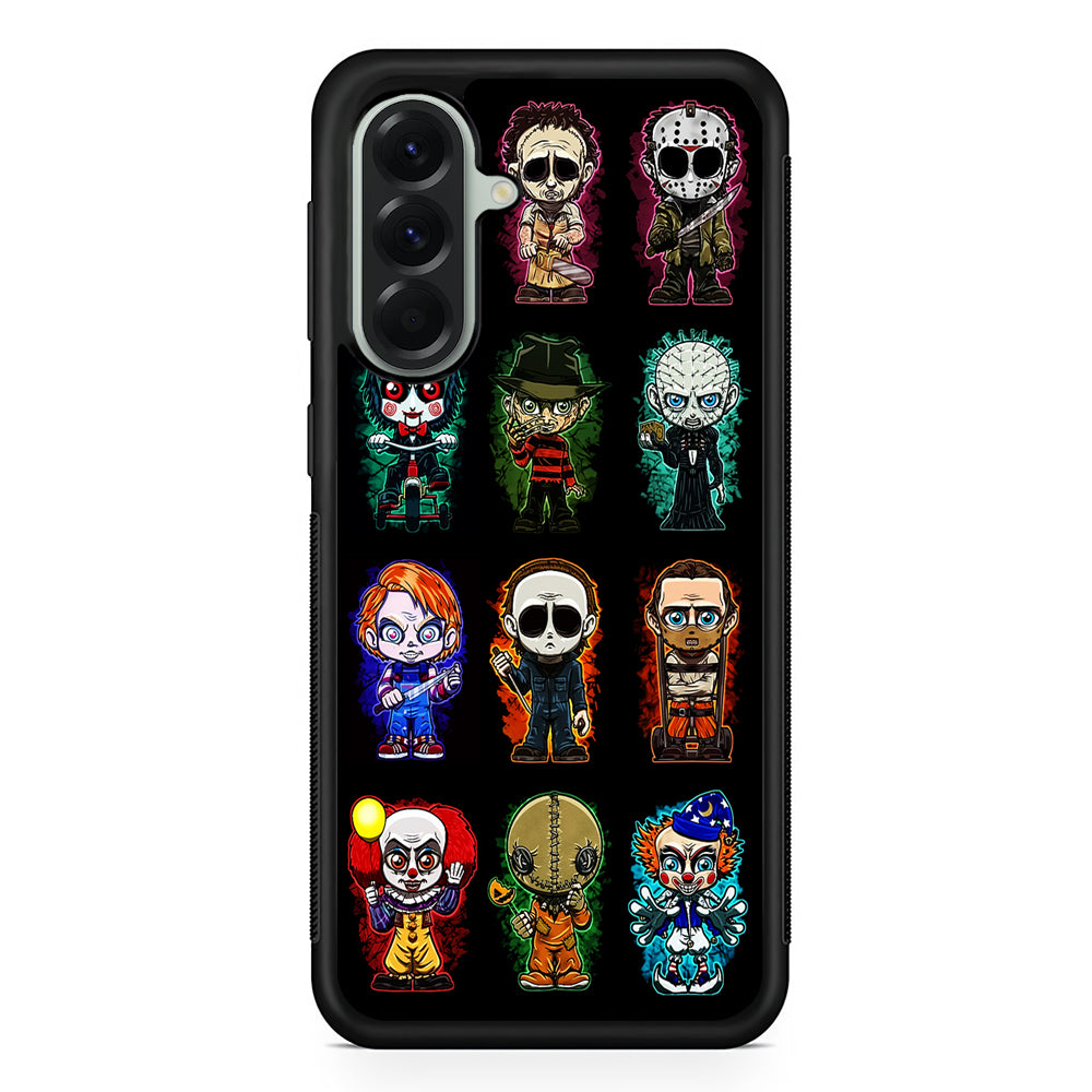 Scary Movie Horror Chibi Samsung Galaxy A56 Case | Samsung Galaxy A56 Protective Rubber Case