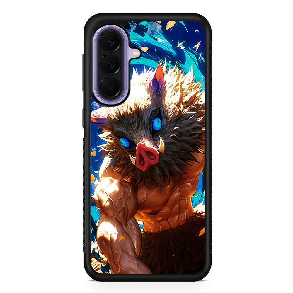 Demon Slayer Inosuke Wild Boar Mask Samsung Galaxy A57 Case | Slim Samsung Galaxy A57 Rubber Case