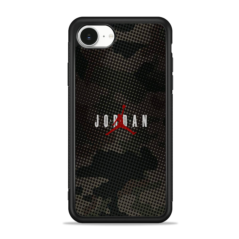 Air Jordan Gradation of Dark Camouflage iPhone 16e Case - Slim Silicone Case