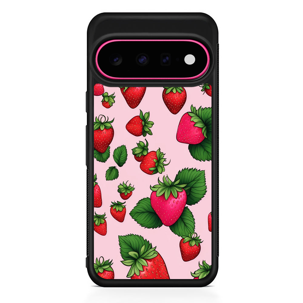 Strawberry Summer Fruit Google Pixel 11 Case | Slim Shockproof Cover