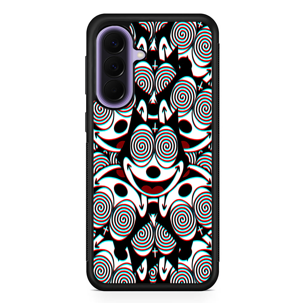 Felix The Cat Hypnotic Samsung Galaxy A57 Case | Slim Samsung Galaxy A57 Rubber Case